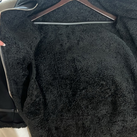 ZARA LONG FAUX SUEDE COAT JACKET size S - Picture 16 of 16